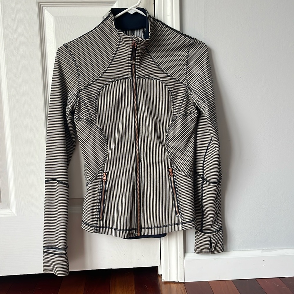 Striped Lululemon define jacket